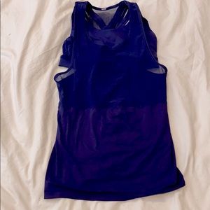 Purple Built In Bra Tank